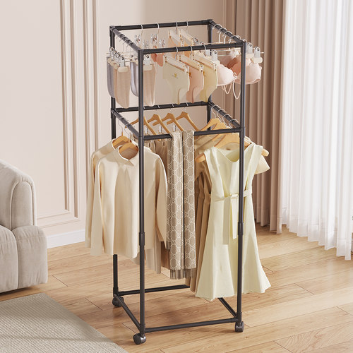 【360°挂衣架】占地小省空间