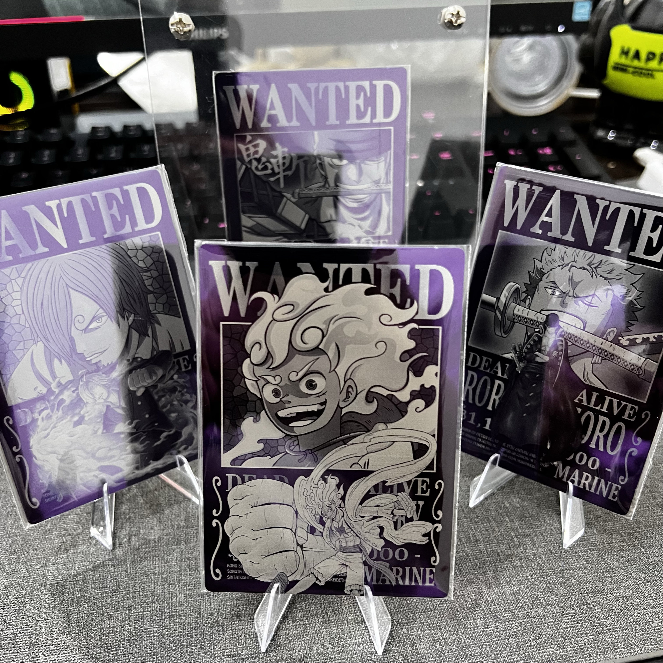 海贼王通缉令周边路飞索隆金属卡牌收藏卡片明信片动漫吧唧定制,模玩/动漫/周边/娃圈三坑/桌游,动漫挂件/文具,淘宝优惠券,粉丝福利购,淘宝优惠卷