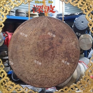 定制正宗潮州纯手工打造深波铜锣乐器潮汕戏曲乐器苏罗开道锣马锣