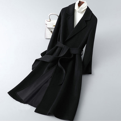 特大码女装羊绒大衣斤毛呢外套