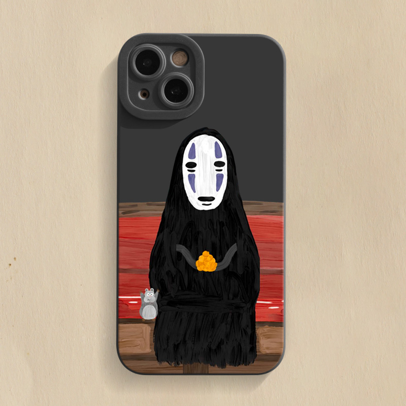 无脸男iPhone手机壳卡通