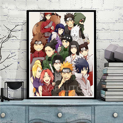 火影忍者diy数字油画路飞儿童