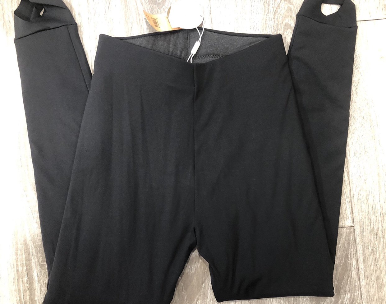 纤丝鸟女士100%羊毛保暖踩脚外穿裤21339