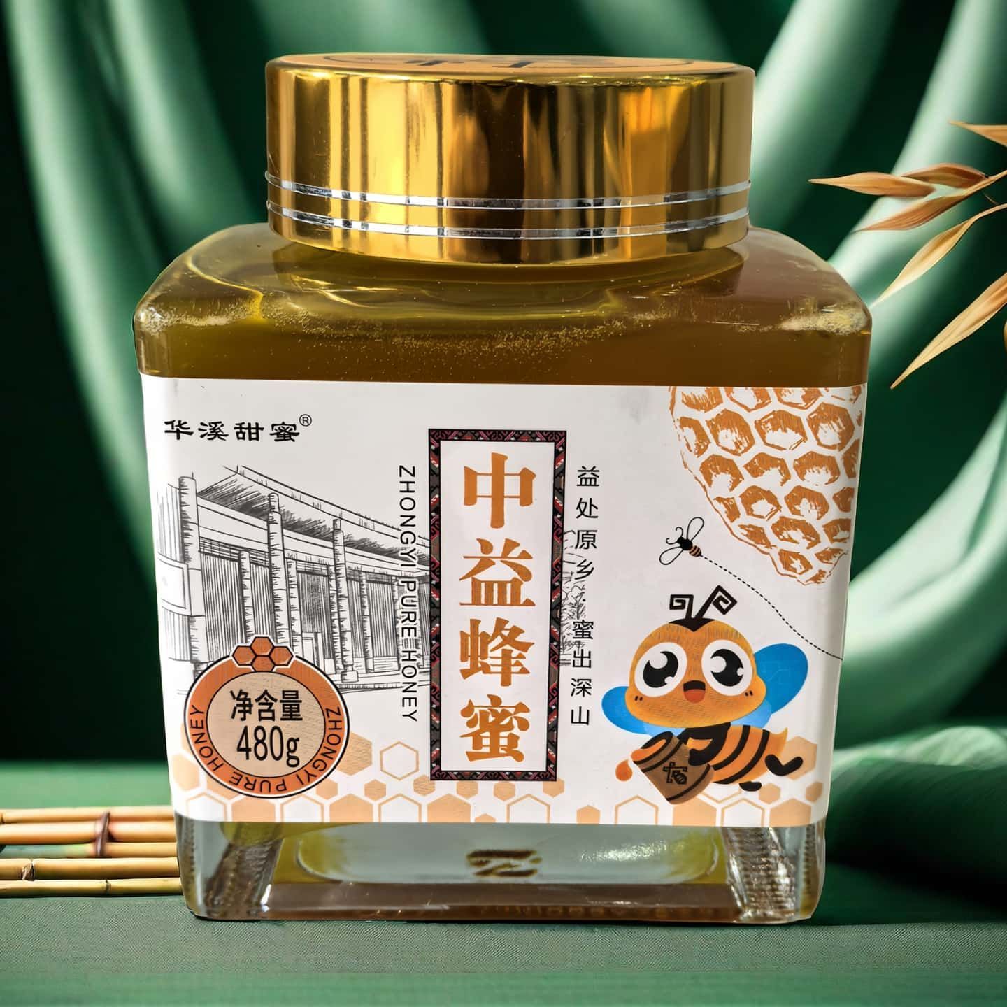 华溪天然土蜂蜜农家无添加480克