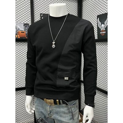 T605黑色白色原版质量拼接款M3XL常规P28加绒P30