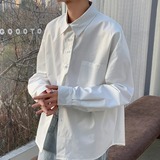 设计师款双排潮痞帅美式长袖衬衫XZ507-1CS1003P50大货备抖音品，男装衬衫，星座507-1