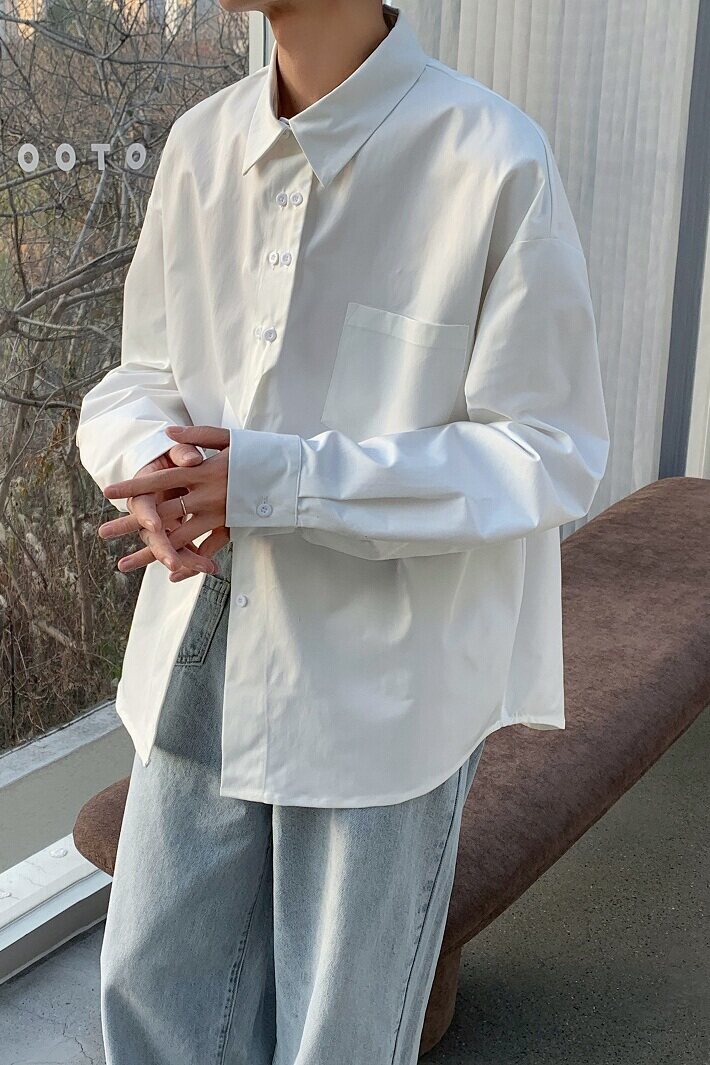 24设计师款双排潮痞帅美式长袖衬衫XZ507-1CS1003P55大货备,男装衬衫,星座507-1
