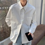 设计师款双排潮痞帅美式长袖衬衫XZ507-1CS1003P50大货备抖音品，男装衬衫，星座507-1