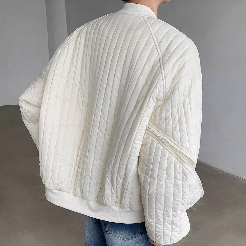 秋冬新款韩版宽松拉链设计款加厚棉服XZ507-1MY8020P120大货备,男装棉衣,星座507-1