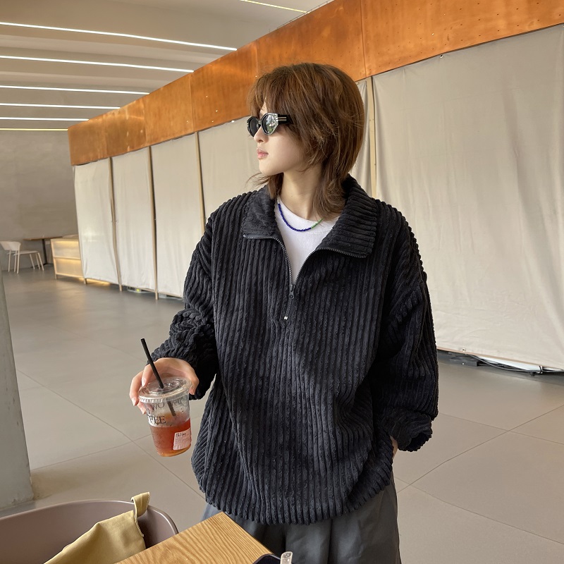 24高级感灯蕊绒卫衣男INS韩系潮流春百搭款XZ507-1WY6018P45，男装卫衣，星座507-1