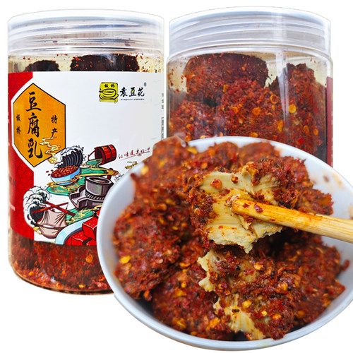 遵义特产香辣麻辣霉豆腐乳麻辣香辣酶豆腐香豆腐下饭菜农家自制