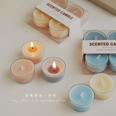 圆形小茶蜡4小时香薰蜡烛