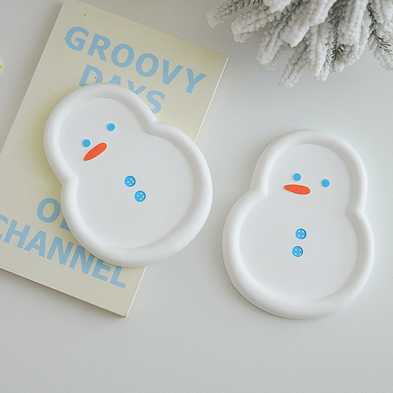 圣诞石膏底座圣诞装饰品摆件收纳