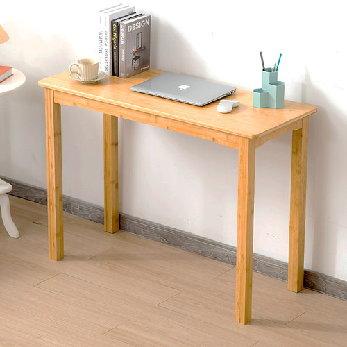 竹挺挺写字桌楠竹学生北欧长条桌