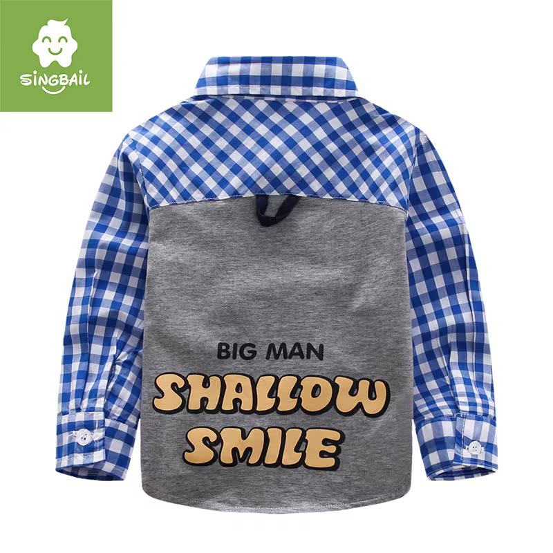 Chemise enfant SINGBAIL à manche longue - Ref 2083519 Image 3