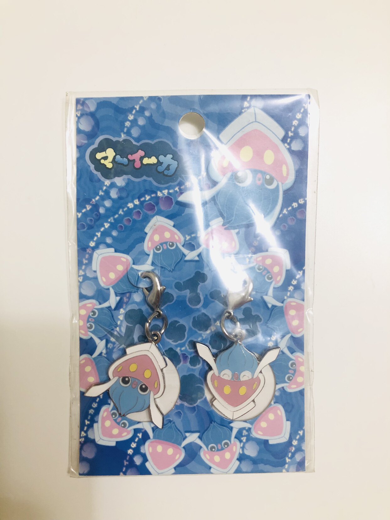 现货正版日本PC限定 好啦鱿 金属钥匙扣套装 精灵宝可梦神奇宝贝