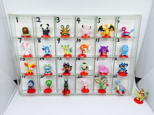 5小物24格选款TOMY巧克力食玩果然翁喷火龙耿鬼乘龙鲤鱼王手办