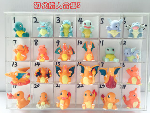 正版 万代精灵宝可梦指人 食玩 喷火龙 水箭龟 口袋妖怪 神奇宝贝