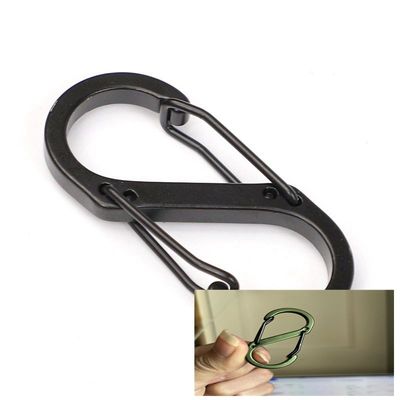 铝合金S型8字弹簧挂扣刻字