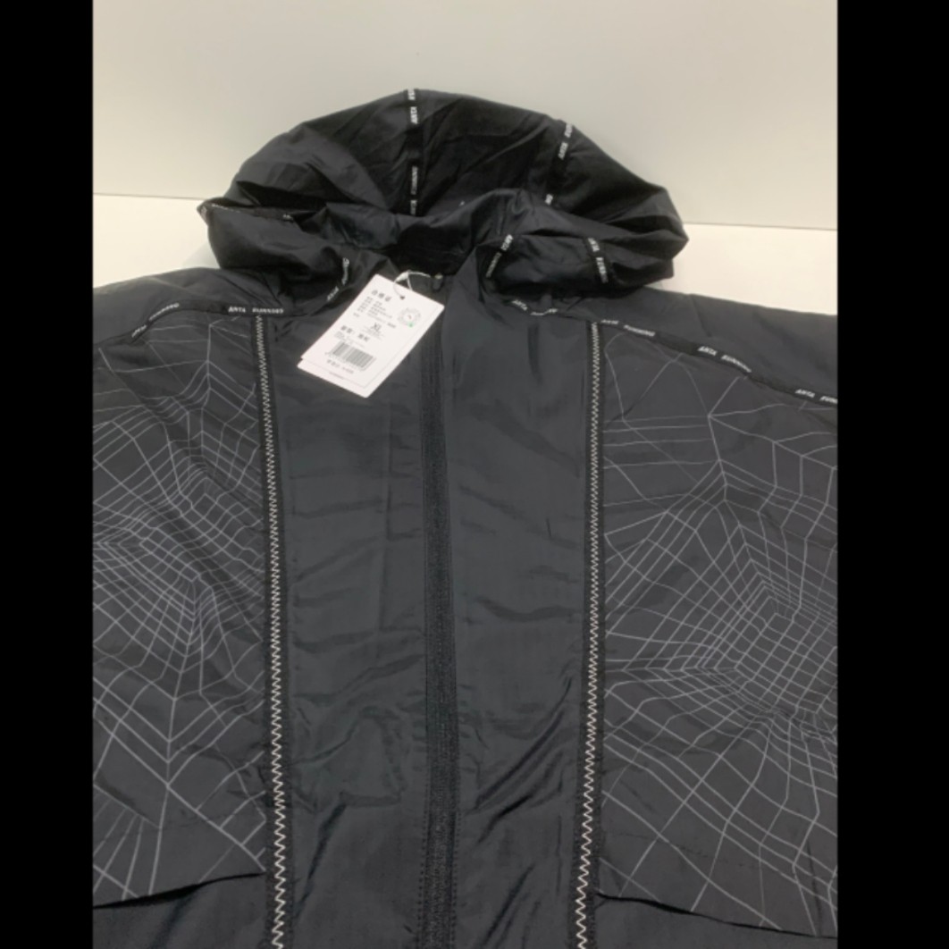 安踏男子户外卫衣防水连帽拉链拼色夹克外套新款152215603-1