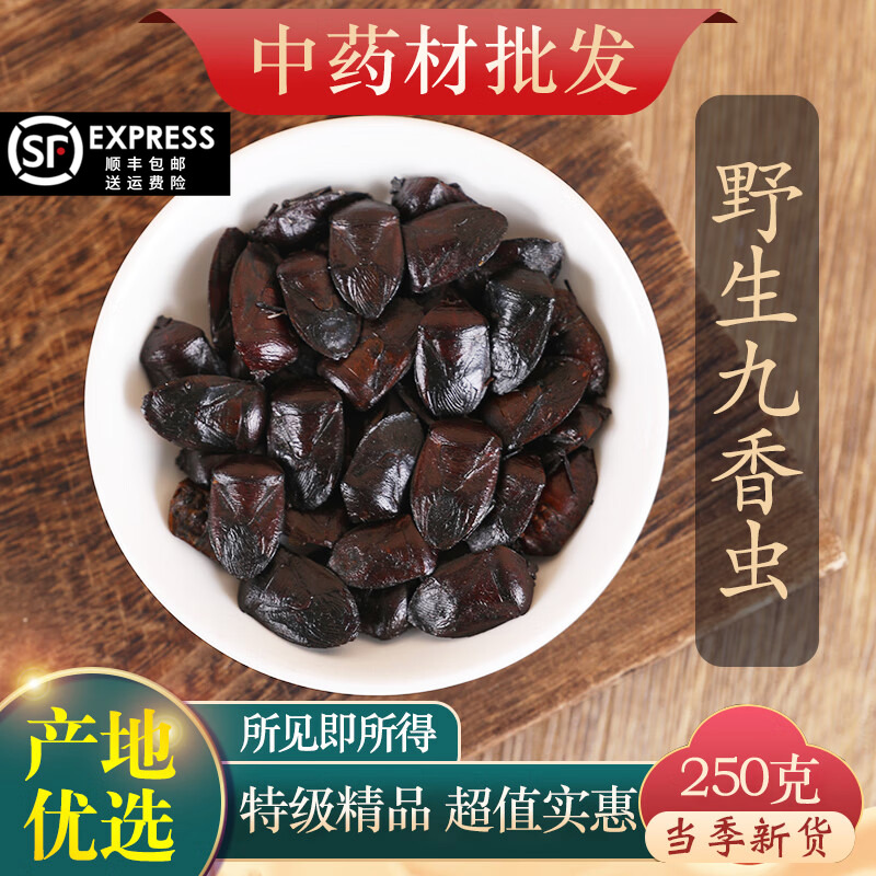 中药材店铺实体中药店精选九香虫清水放屁虫打屁虫瓜黑蝽250g