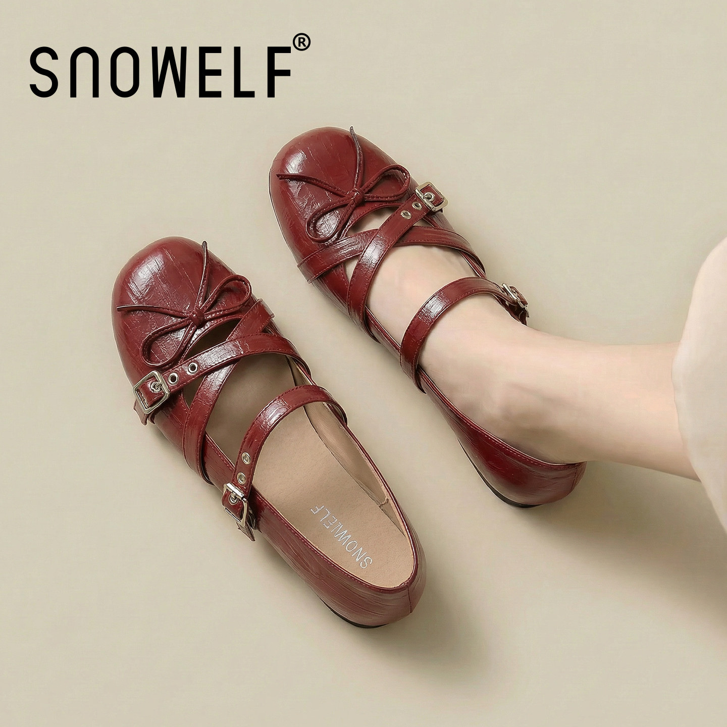 红色女士厚底凉鞋女款2026新款夏季外穿时尚高级感小单鞋真皮鞋子