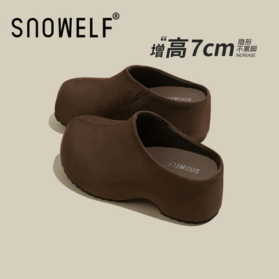 SNOWELF【7cm厚底勃肯鞋女款】