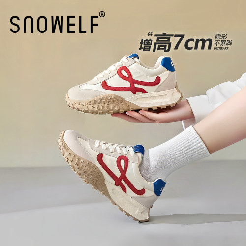 Snowelf正品小白鞋女款2026新款