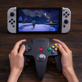 原装 八位堂N64手柄DIY蓝牙套件 摇杆组件 有线游戏手柄改无线手柄