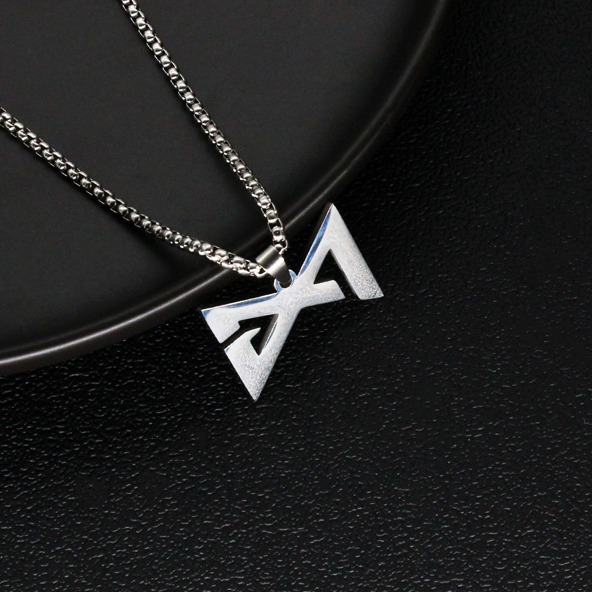 nbapg泡椒保罗乔治哈登库里杜兰特logo钛钢项链麦迪罗斯街头吊坠