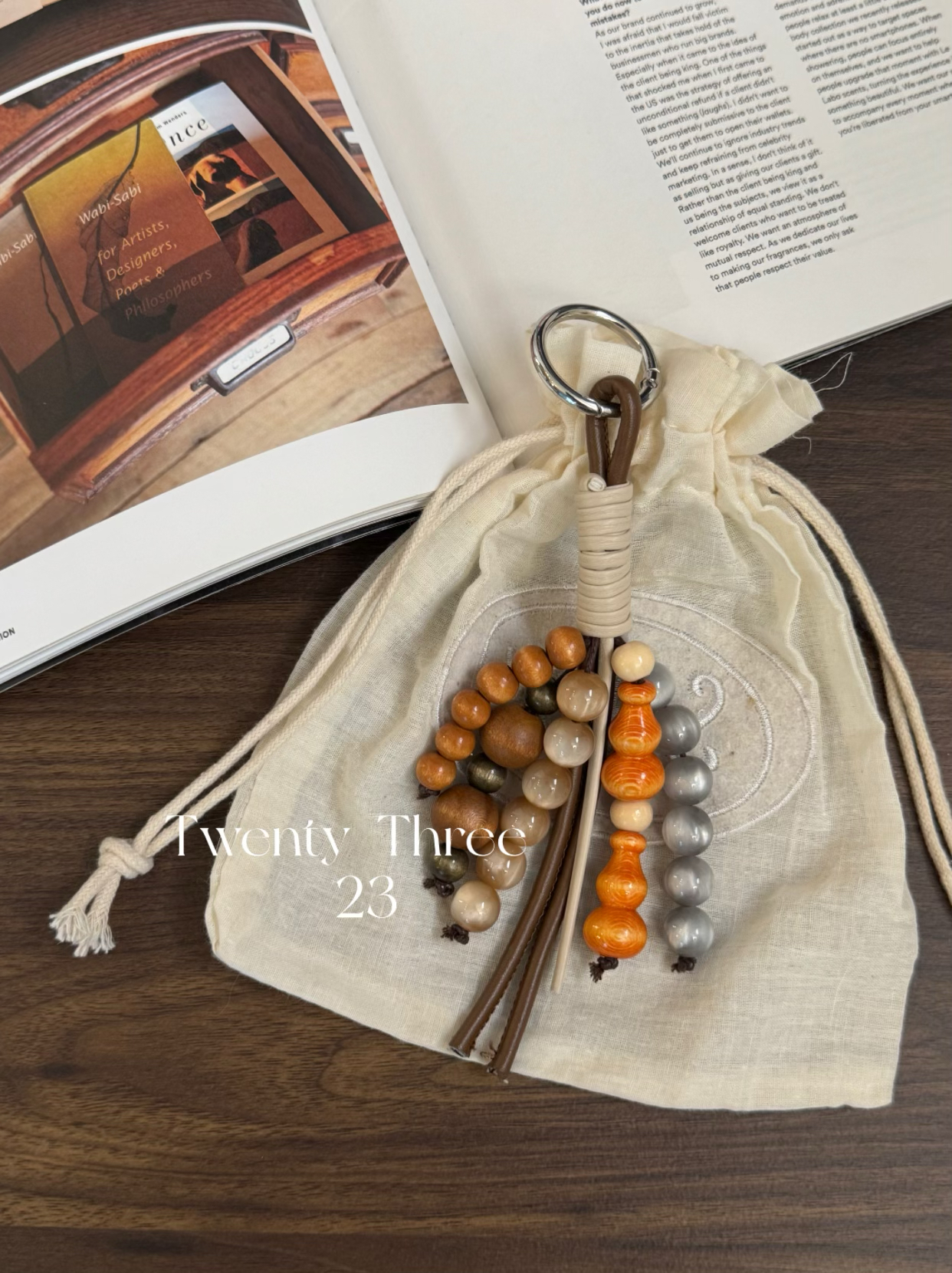 Twenty Three 小众高级感手工DIY菩提子包包挂件