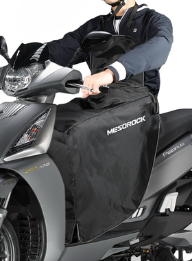 摩托车防寒保暖挡风被围裙电动车加绒防风护腿罩防水骑行加厚通用