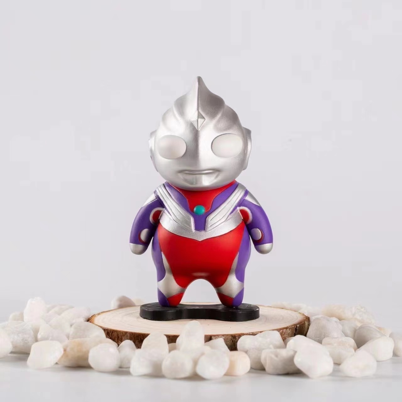 肥仔Q萌迪迦奥特曼车内饰品摆件汽车中控台卡通可爱公仔手办礼物