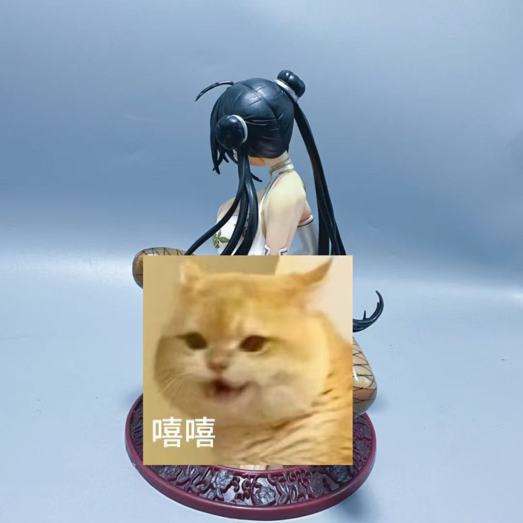 冬月茉莉手办深崎暮人旗袍二次元潮玩美女压泡面车载机箱桌面