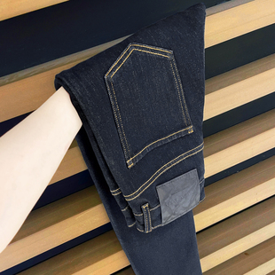 四面弹莱赛尔 男士 百搭轻奢 修身 超好面料 小脚牛仔裤 九分牛仔裤