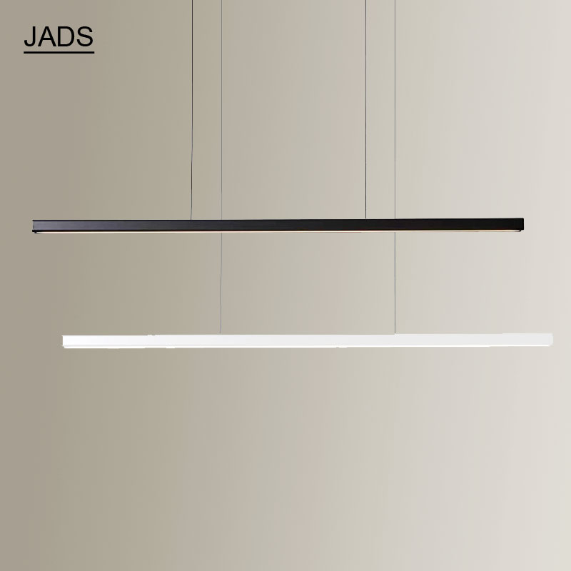 北欧餐厅led长条灯创意家用饭厅吧台现代简约设计工作室极简吊灯