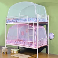 Mông Cổ yurt muỗi lưới sinh viên ký túc xá ở cửa hàng dưới 0,9m giường đơn 1,2 m khung phòng ngủ và giường lưới - Lưới chống muỗi màn mắc giường