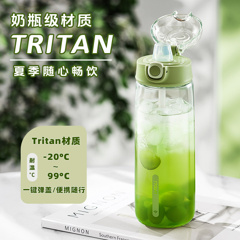 便携随手杯吸管运动水杯图片