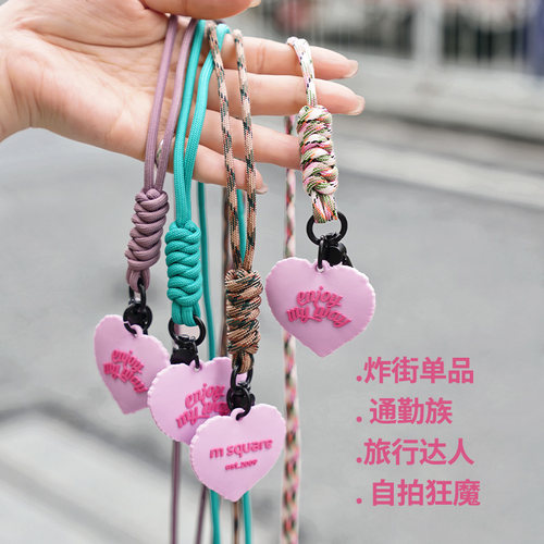 斜跨简约可调节挂绳包