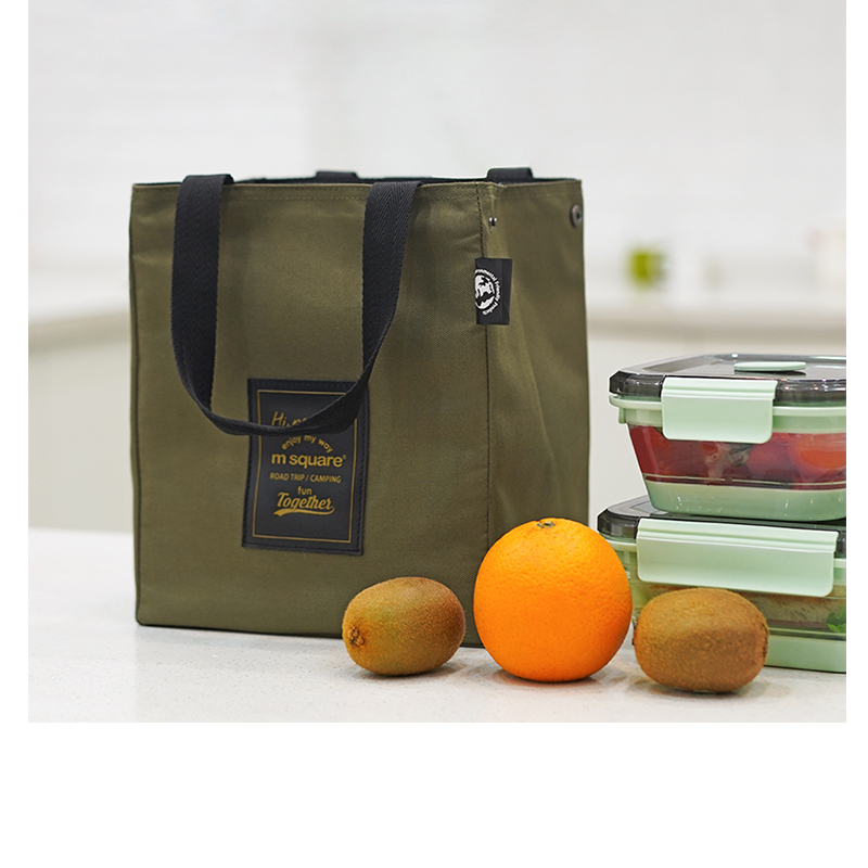 msquare保温上班时尚午餐饭盒袋