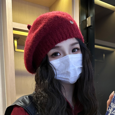 贝雷帽逛街休闲女春秋冬