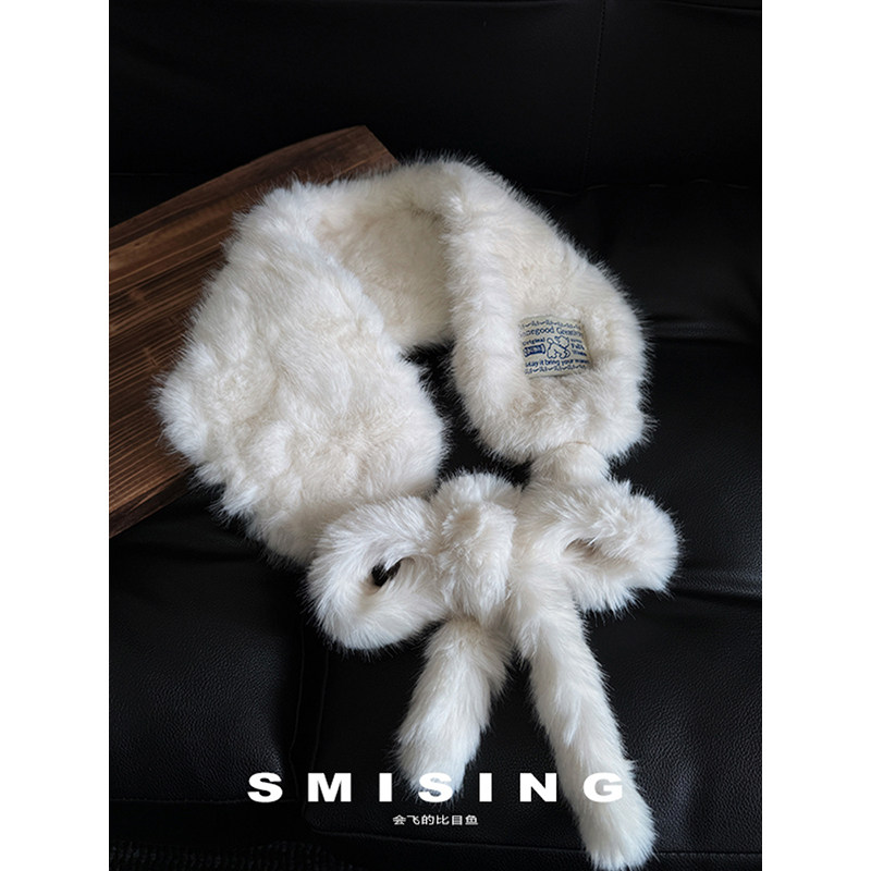 韩系文艺软糯护颈围脖女2026高级感系绳百搭冬季防寒保暖毛毛领子,服饰配件/皮带/帽子/围巾,围巾/丝巾/披肩,淘宝优惠券,粉丝福利购,淘宝优惠卷