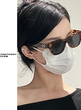 2025新款复古豹纹系列墨镜合集女春夏季时尚辣妹防紫外线太阳眼镜