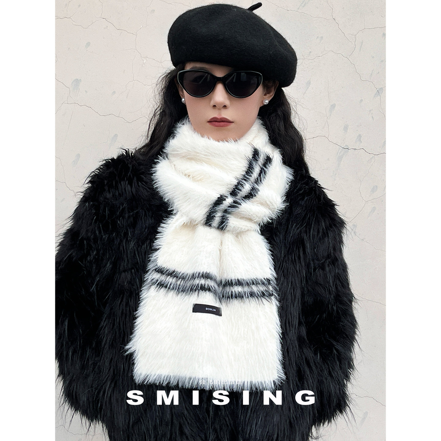 软糯仿貂绒围巾女冬季加厚保暖百搭条纹时尚学生围脖氛围感披肩潮,服饰配件/皮带/帽子/围巾,围巾/丝巾/披肩,淘宝优惠券,粉丝福利购,淘宝优惠卷