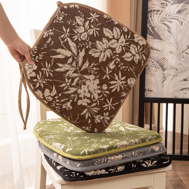 米罗兰法式四季通用海绵坐垫防滑马蹄形屁股垫餐椅子垫办公室垫子