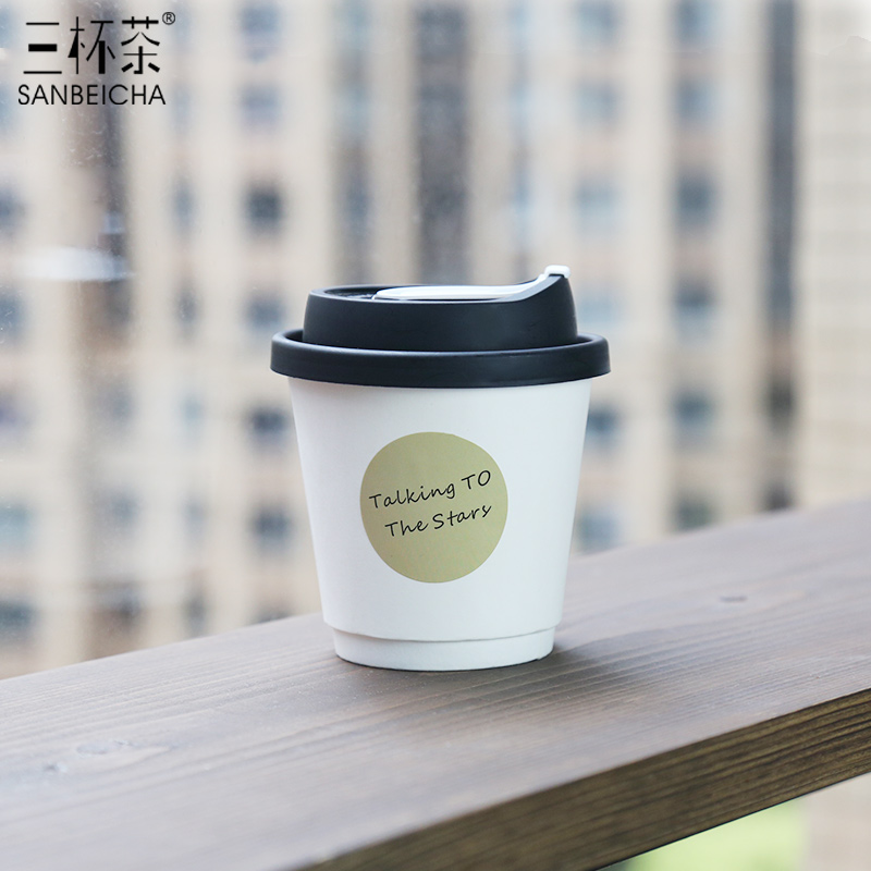 一次性咖啡杯咖啡奶茶热饮加厚