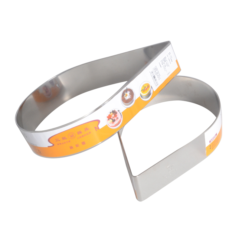 三能烘焙工具6 8 10寸水滴慕斯圈SN3394 3396 3403不锈钢切模3538