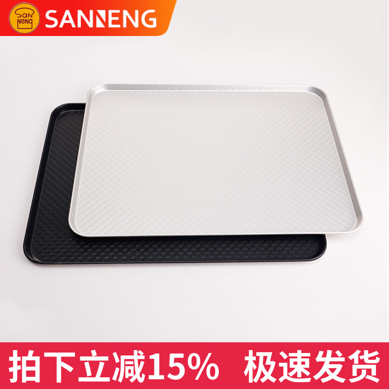 三能烘焙器具30*40CM长方形家用烤盘SN1313铝合金波纹不沾SN1314图片