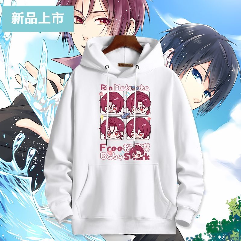 舒适面料卡通动漫宽松卫衣