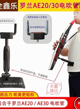 罗兰AE20/30电吹管铝合金头腰托托架可调整长度赠顶在腹部小页片